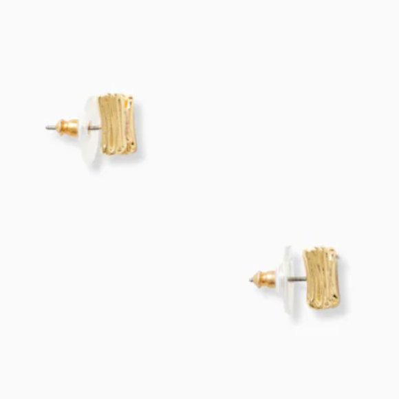 KATE SPADE Bow Gold Earrings Studs Posts NEW - Picture 3 of 4
